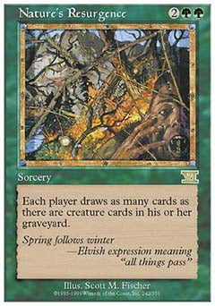 Nature's Resurgence (Classic 6th Edition) Medium Play