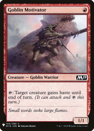 Goblin Motivator (Mystery Booster) Near Mint