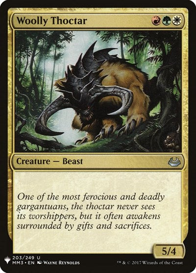 Woolly Thoctar|7|0|0.00
