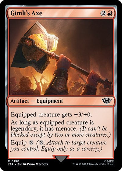 Gimli's Axe (Universes Beyond: The Lord of the Rings: Tales of Middle-earth) Light Play Foil