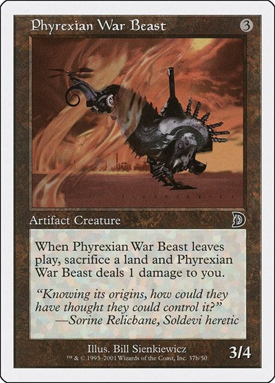 Phyrexian War Beast (b) (Promos: Deckmasters Garfield vs Finkel) Near Mint