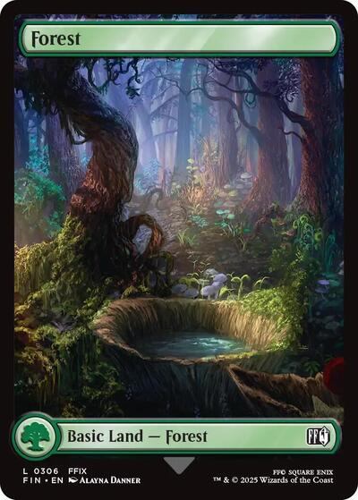 Forest (0306) (Universes Beyond: FINAL FANTASY) Medium Play