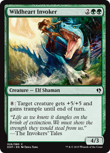 Wildheart Invoker (Duel Decks: Zendikar vs Eldrazi) Medium Play
