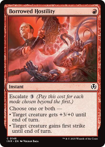 Borrowed Hostility (Innistrad Remastered) Medium Play Foil