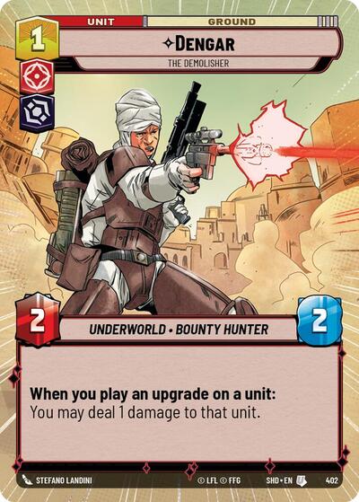 Dengar The Demolisher (Hyperspace) (Shadows of the Galaxy) Near Mint Foil