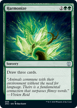 Harmonize (Commander 2020 Zendikar Rising) Light Play