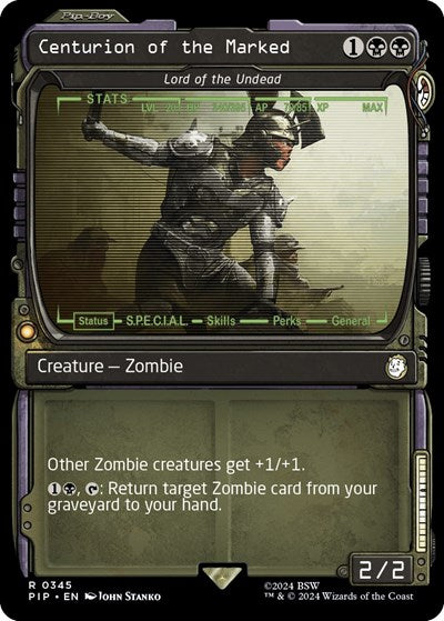 Centurion of the Marked - Lord of the Undead (Showcase) (Universes Beyond: Fallout) Near Mint Foil