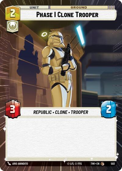 Phase I Clone Trooper (Hyperspace) (Twilight of the Republic) Near Mint Foil