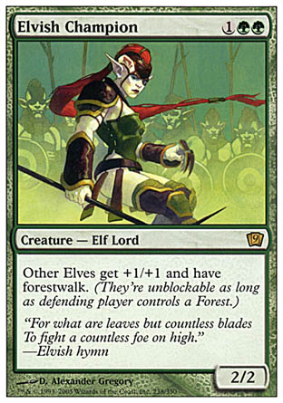 Elvish Champion (9th Edition) Medium Play