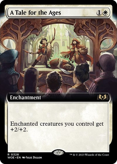 A Tale for the Ages (Extended Art) (Wilds of Eldraine) Light Play Foil