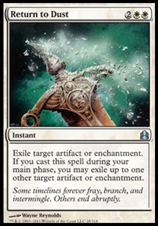 Return to Dust (Commander) Light Play