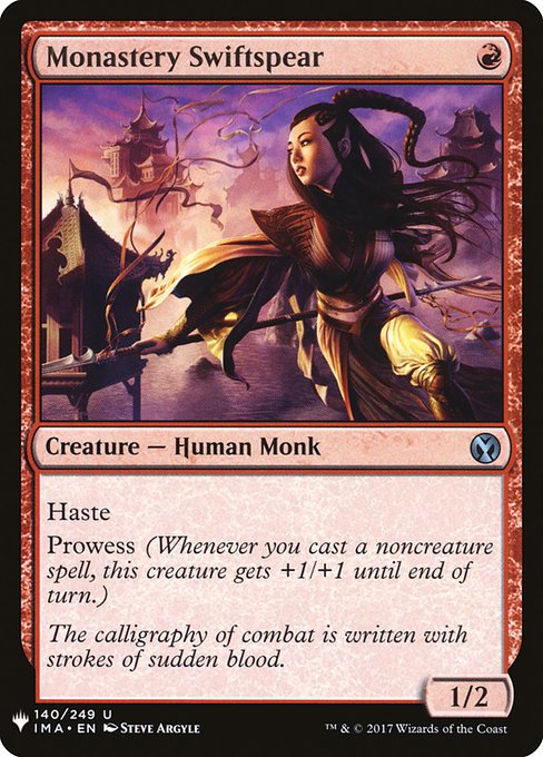 Monastery Swiftspear (Mystery Booster) Near Mint