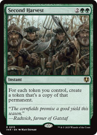 Second Harvest (Innistrad Remastered) Light Play