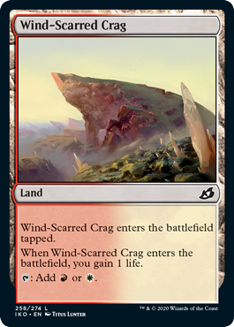 Wind-Scarred Crag (Ikoria: Lair of Behemoths) Light Play Foil