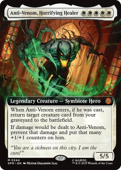 Anti-Venom, Horrifying Healer (Extended Art) (Marvel's Spider-Man) Near Mint Foil