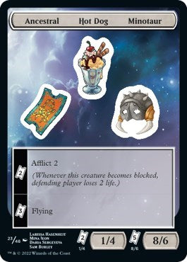 Ancestral Hot Dog Minotaur (Unfinity) Near Mint