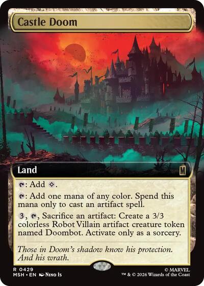 Castle Doom (Extended Art) (Marvel Super Heroes) Near Mint Foil