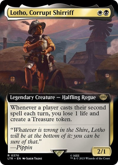 Lotho, Corrupt Shirriff (Extended Art) (Universes Beyond: The Lord of the Rings: Tales of Middle-earth) Near Mint