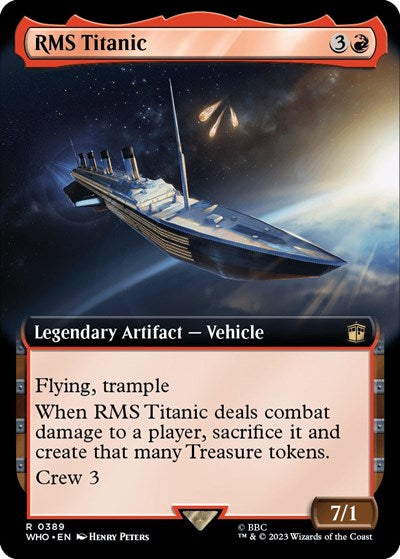 RMS Titanic (Extended Art) (Universes Beyond: Doctor Who) Near Mint