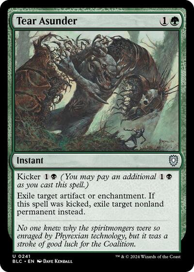 Tear Asunder (Commander: Bloomburrow) Light Play