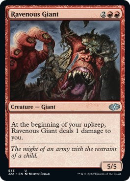 Ravenous Giant (Jumpstart 2022) Light Play