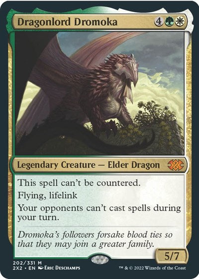 Dragonlord Dromoka (Double Masters 2022) Medium Play