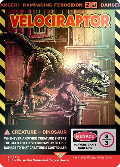 Velociraptor - Rampaging Ferocidon (Rainbow Foil) (Secret Lair) Near Mint Foil