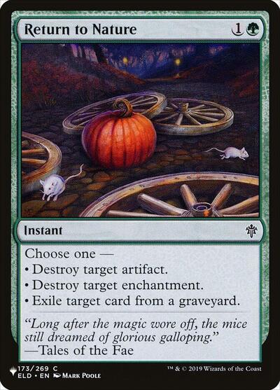 Return to Nature (The List) Near Mint