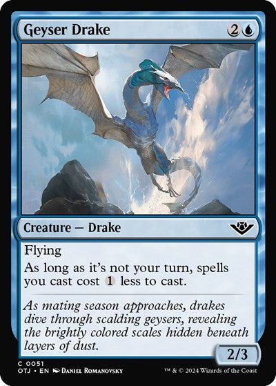 Geyser Drake (Outlaws of Thunder Junction) Medium Play