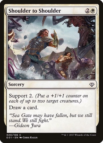 Shoulder to Shoulder (Archenemy: Nicol Bolas) Light Play