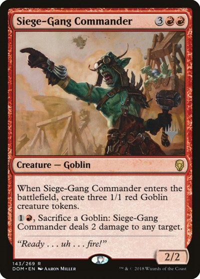 Siege-Gang Commander (Promo Pack: Core Set 2020) Near Mint Foil