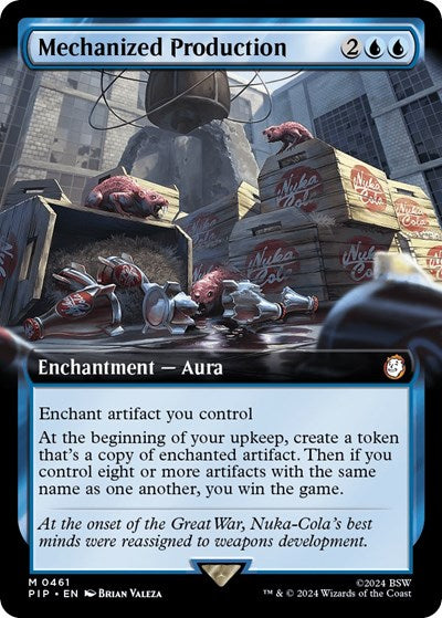 Mechanized Production (Extended Art) (Universes Beyond: Fallout) Light Play Foil