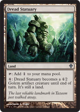 Dread Statuary (Worldwake) Medium Play Foil