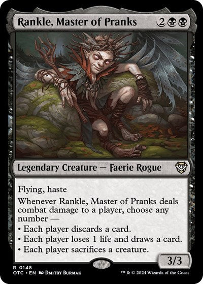 Rankle, Master of Pranks (Commander: Outlaws of Thunder Junction) Near Mint