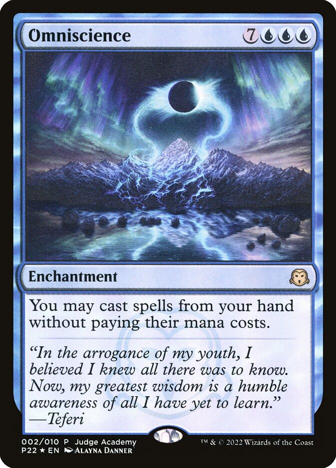 Omniscience (Promos: Judge) Medium Play Foil