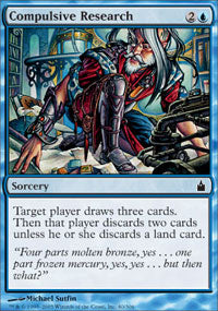 Compulsive Research (Ravnica) Light Play Foil