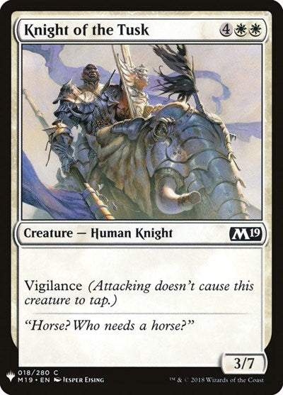 Knight of the Tusk (Mystery Booster) Near Mint