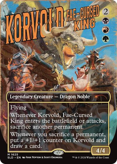 Korvold, Fae-Cursed King (Secret Lair) Near Mint
