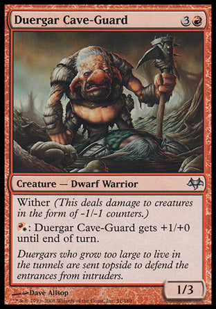 Duergar Cave-Guard (Eventide) Medium Play Foil