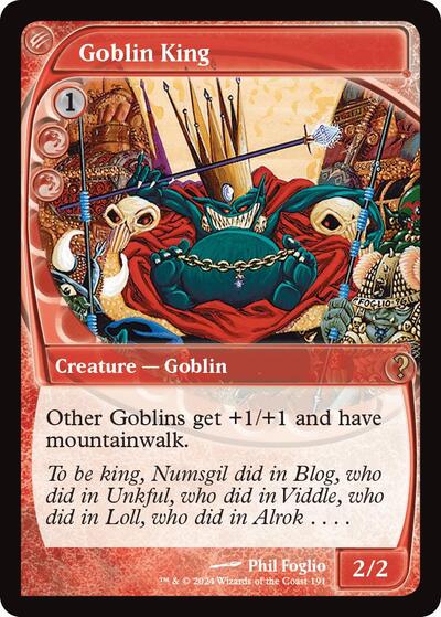 Goblin King (Future Sight) (Mystery Booster 2) Near Mint