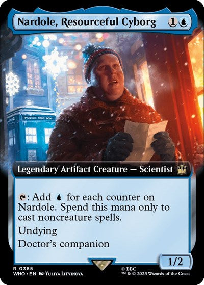 Nardole, Resourceful Cyborg (Extended Art) (Universes Beyond: Doctor Who) Near Mint