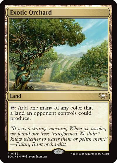 Exotic Orchard (Commander: Edge of Eternities) Light Play