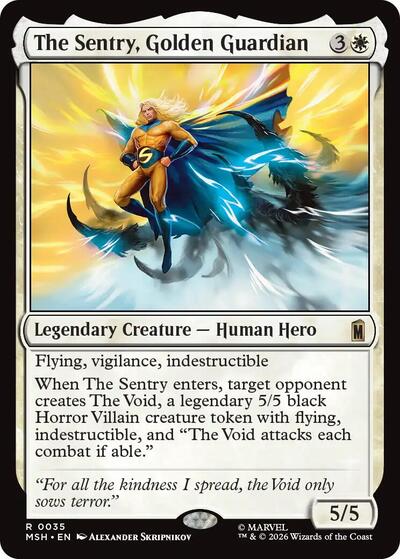 The Sentry, Golden Guardian (Marvel Super Heroes) Near Mint Foil