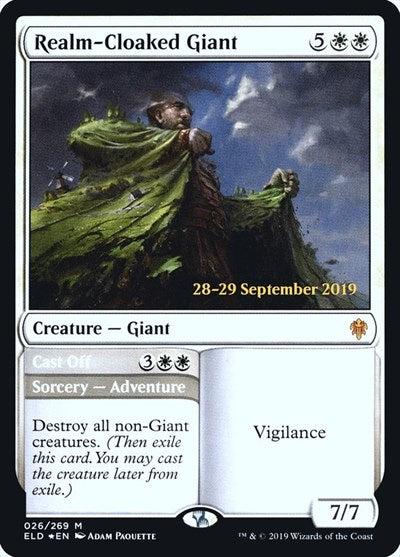 Realm-Cloaked Giant (Promos: Prerelease Cards) Near Mint Foil