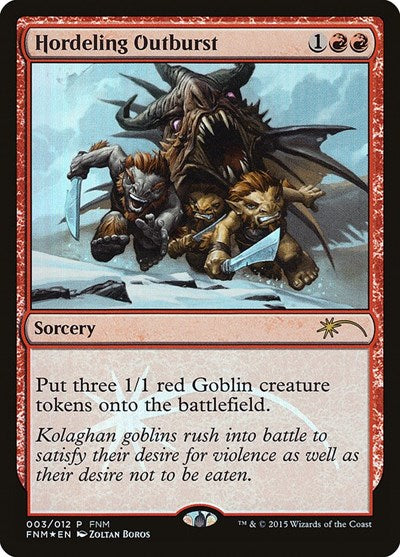 Hordeling Outburst (Promos: FNM) Damaged / Poor Foil