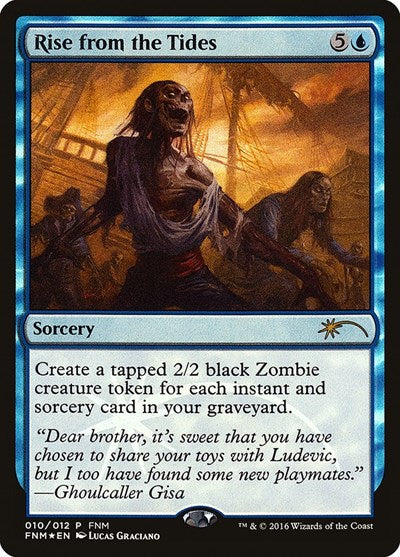 Rise from the Tides (Promos: FNM) Medium Play Foil