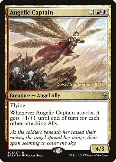 Angelic Captain (Promos: Prerelease Cards) Light Play Foil