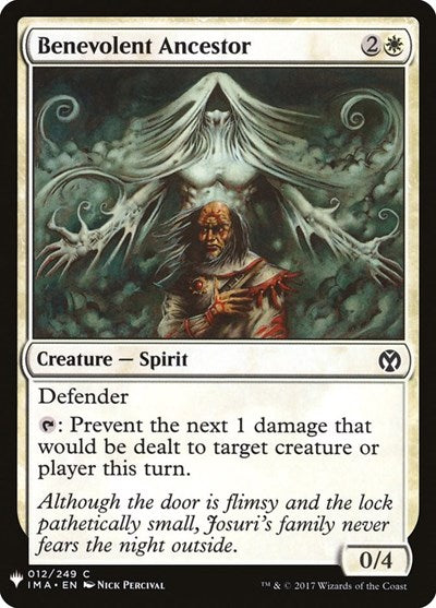 Benevolent Ancestor|0|0|0.00