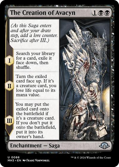 The Creation of Avacyn (Modern Horizons 3) Damaged / Poor Foil