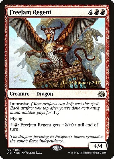 Freejam Regent (Promos: Prerelease Cards) Medium Play Foil